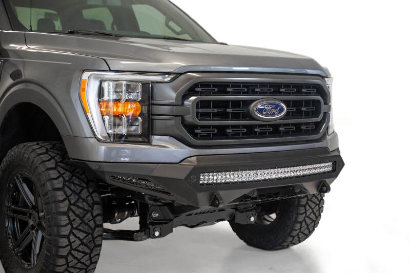Ford F-150 Bumper - Front - Addictive Desert Designs - Stealth Fighter - Hammer Black - `21-`27